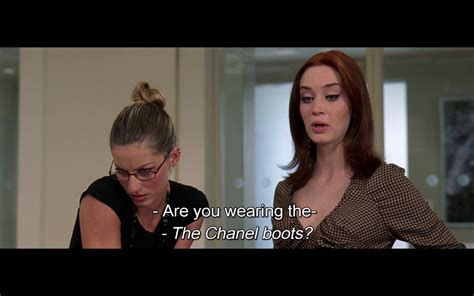 The Devil Wears Prada Chanel Boots Scene 